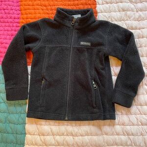 Columbia Fleect Full Zip Jacket, 4T, Black